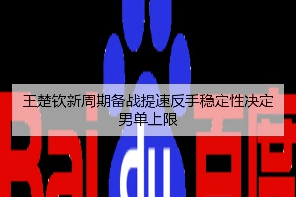 王楚钦新周期备战提速反手稳定性决定男单上限